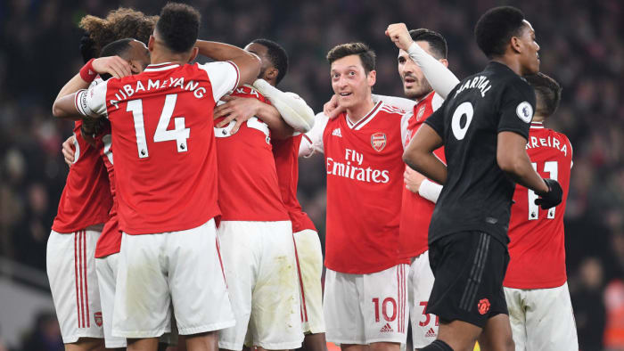 Arsenal impresses vs. Manchester United